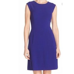 Vince Camuto Royal Blue Cap Sleeve Dress